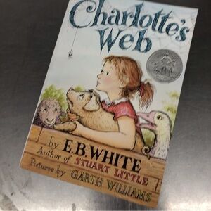 Charlotte's Web by: E.B. White, paperback book